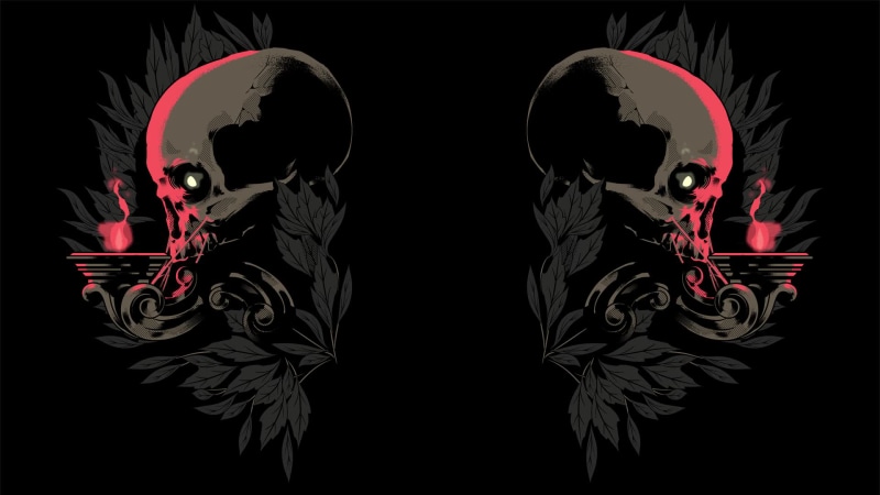 Skull Of Fire Live Wallpaper