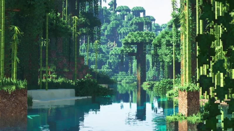 Minecraft Jungle Live Wallpaper