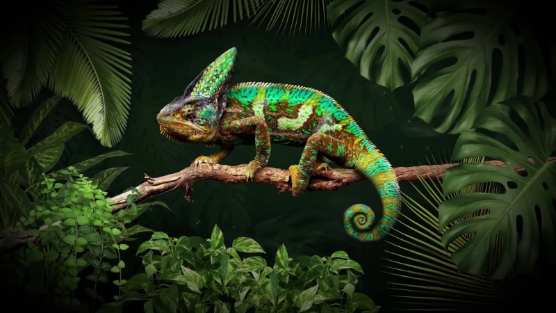 Chameleon Moving Live Wallpaper