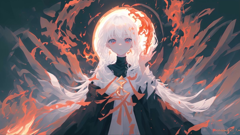 Fire Witch Live Wallpaper