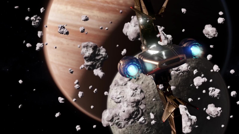 Star Citizen Parallax Reliant Near Yela 169 Live wallpaper - Live Wallpaper