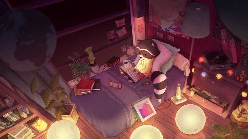 Lofi hip hop radio Live Wallpaper