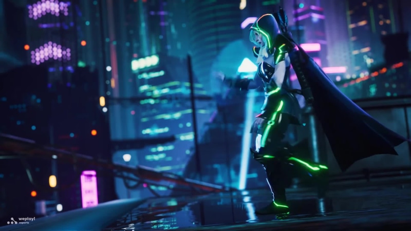 DOTA 2 Drow Ranger dance Live Wallpaper