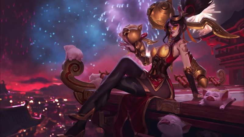 Lunar Revel 2019 Login Screen - League of Legends - Live Wallpaper
