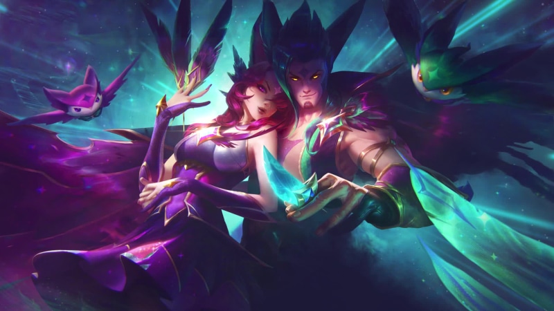 Xayah & Rakan Star Guardian - League Of Legends Live Wallpaper