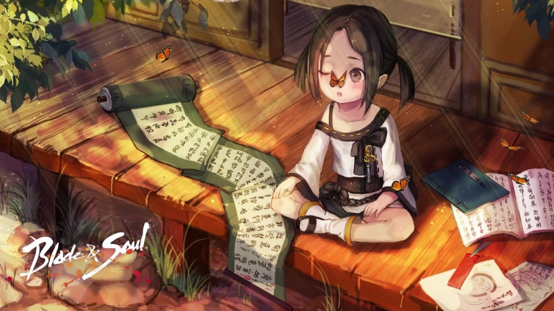 Blade & Soul Jinsoyun simple animation Live Wallpaper