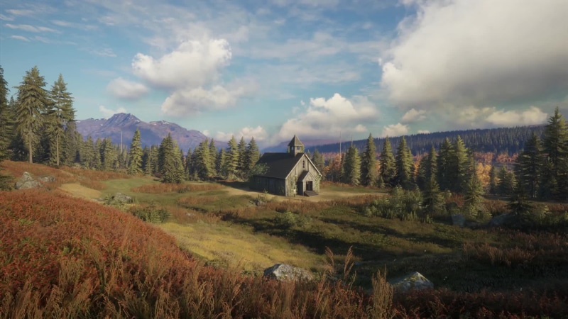 Old Mountain Church Live Wallpaper