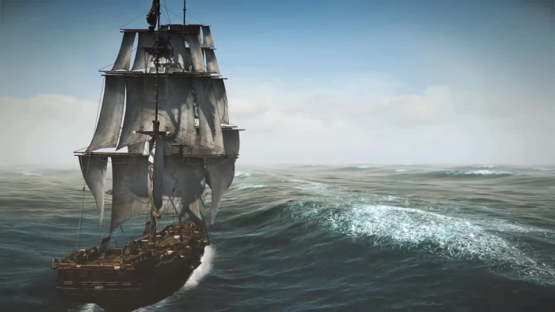AC Black flag sailing sea shanty Live Wallpaper