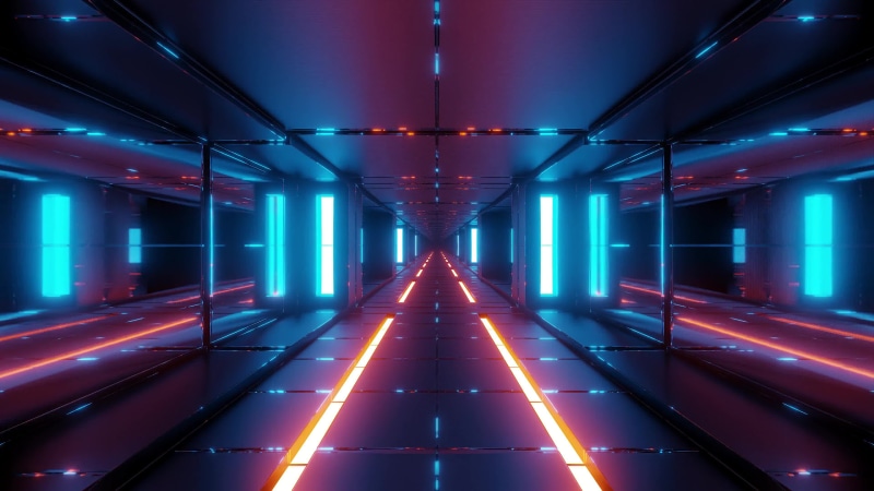 Futuristic Tunnel Live Wallpaper