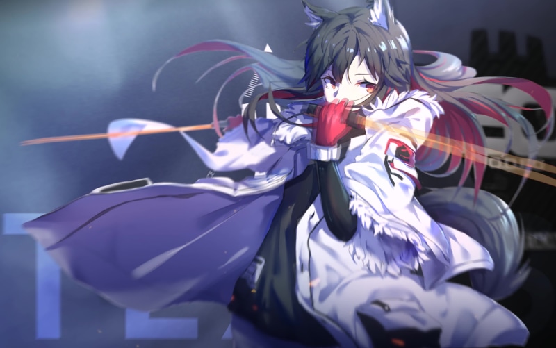 Arknights-Arknights-Texas can do it Live Wallpaper