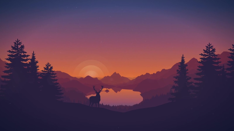 Firewatch DayNight Cycle Live Wallpaper