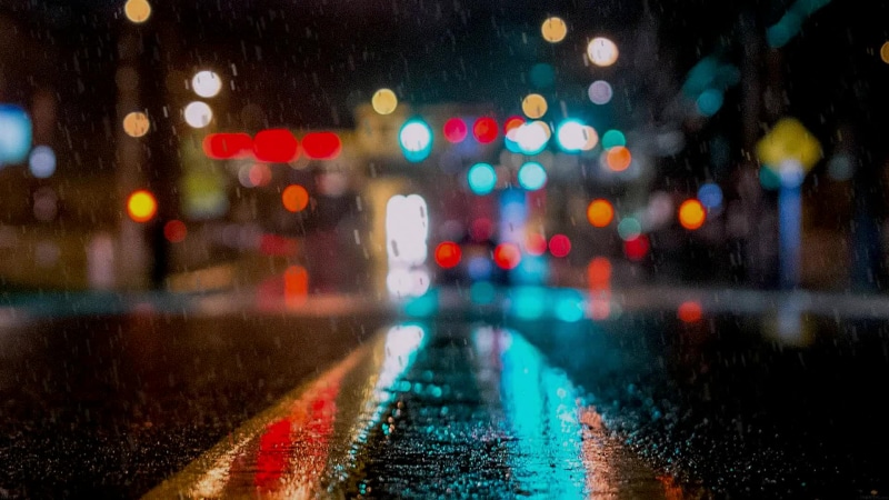 Rainy City Night 1080P Live Wallpaper