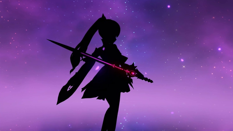 Keqings Shadow with Festering Desire Live Wallpaper