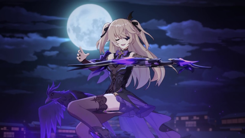 Fischl & Oz Honkai Impact x Genshin Impact Collab (4.9 CG) Live Wallpaper