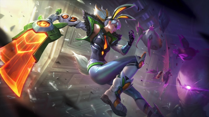 Battle Bunny Prime Riven - League of Legends (4K) Live Wallpaper