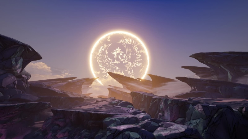 Borderlands 3 Firehawk Moon Live Wallpaper
