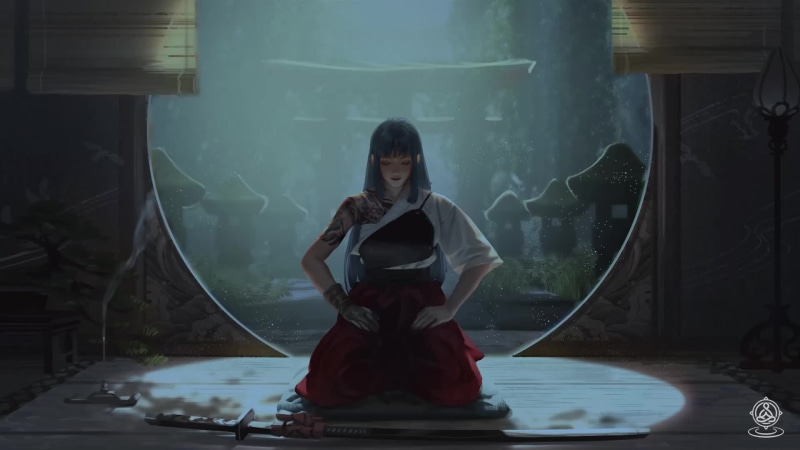 Samurai Girl Live Wallpaper