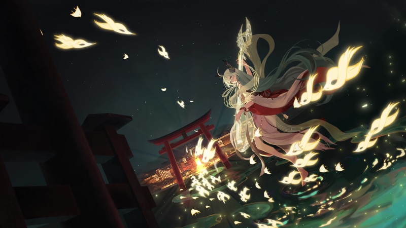 Onmyoji Onmyoji Kinnara Live Wallpaper | 1920x1080