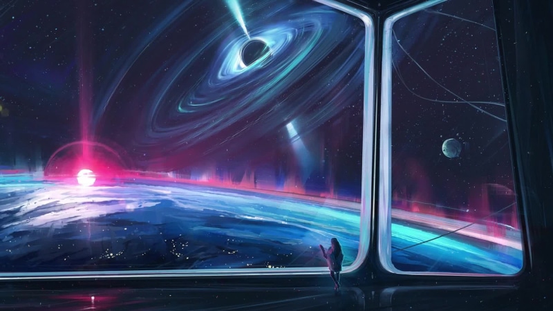 Space Sunrise Live Wallpaper