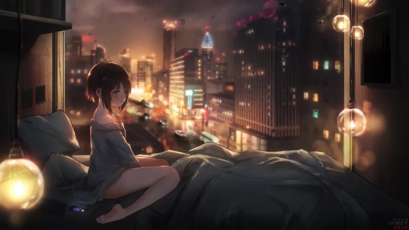 Anime City Girl Live Walpaper - Live Wallpaper