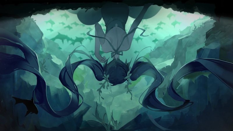 Deep Sea Girl Hatsune Miku Live Wallpaper