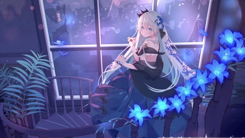 Midsummer Dream Butterfly Anime Girl Live Wallpaper