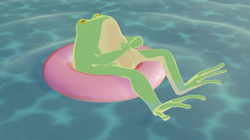 Summer Frog Anime Live Wallpaper