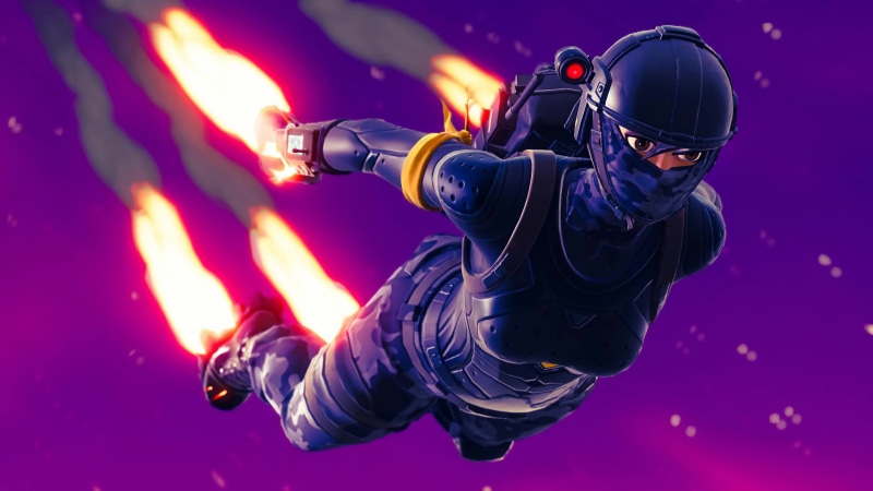 Elite Agent Skydive Fortnite 4K Live Wallpaper