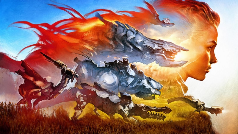 Horizon Zero Dawn Cover Machines Aloy 4K Minimalism Live Wallpaper