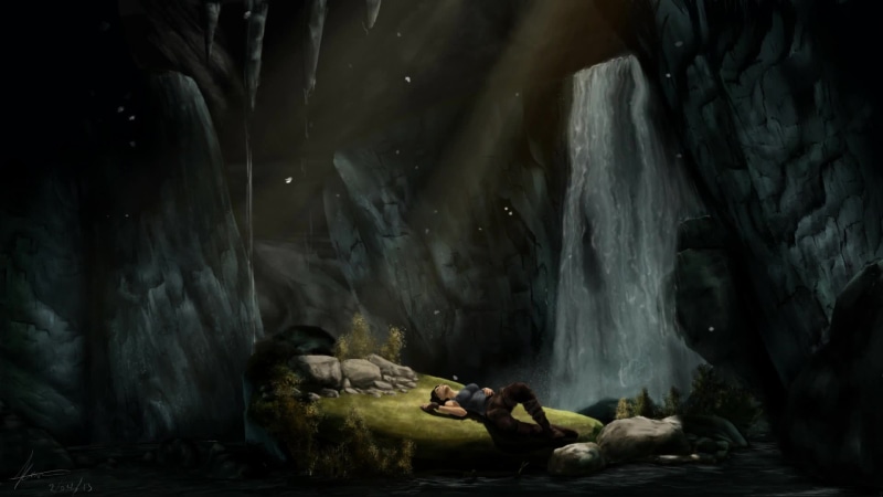 Tomb Raider Cave Live Wallpaper