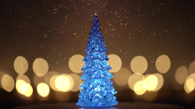 Blue Christmas Tree Live Wallpaper