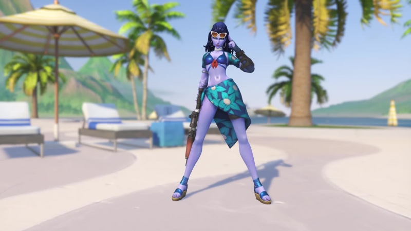 Overwatch Widowmaker Bikini Skin Live Wallpaper