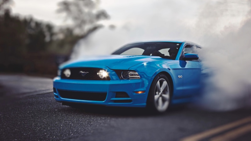 Ford Mustang Smoke 4k Live Wallpaper