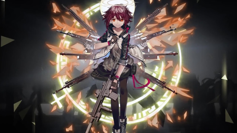 Exusiai Arknights Anime Angels Live Wallpaper