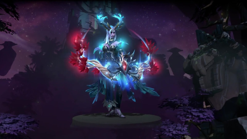 Dota 2 Archer Girl Live Wallpaper