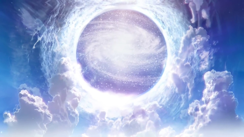 Fate Blue Sphere Abstract Clouds Live Wallpaper