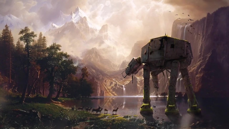 Star Wars Combat Walker At-At Live Wallpaper