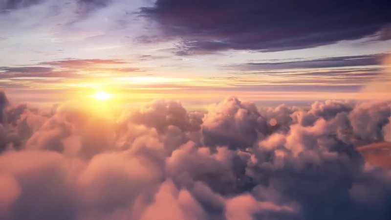 Flying above the clouds Live Wallpaper