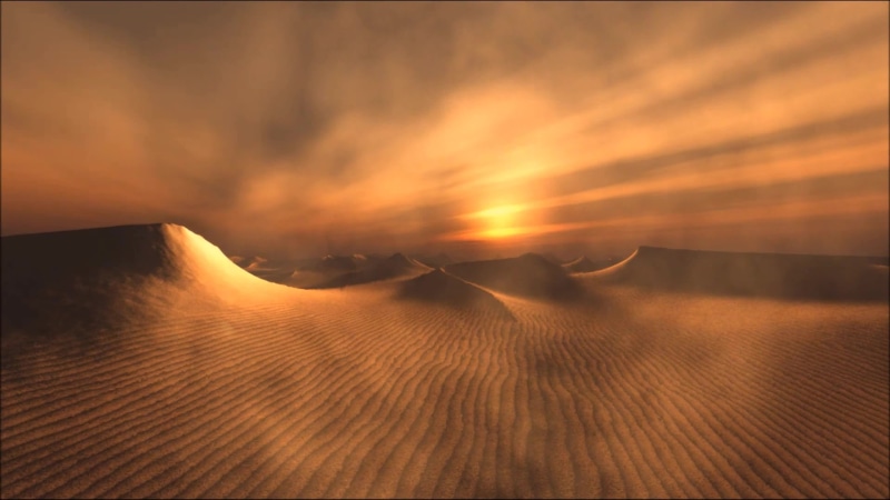 Dust Storm Sand and Sun Live Wallpaper
