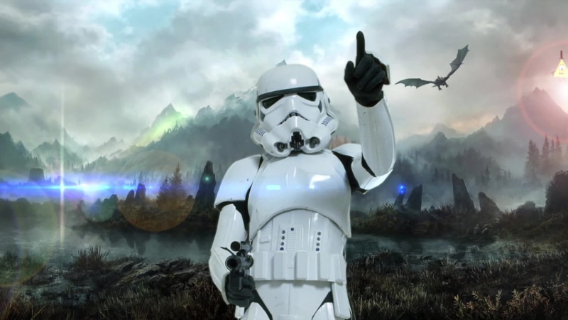 Stormtrooper Ray of Light Star Wars Live Wallpaper