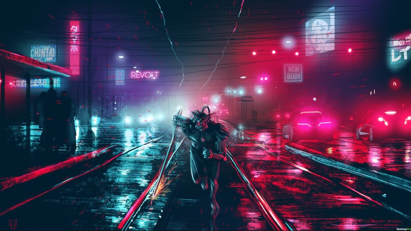Cyberpunk 2077 Synth Game Live Wallpaper