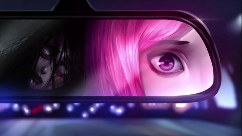 Ghost In The Backseat Horror Live Wallpaper