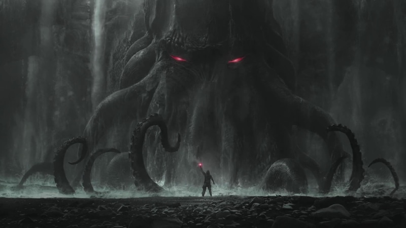 Cthulhu Gigantic Octopus Horror Live Wallpaper