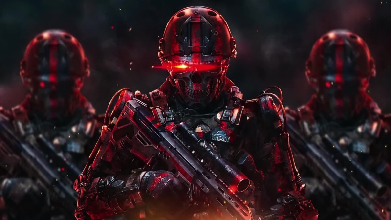 Sci-Fi Dead Army Robots Cyborgs Live Wallpaper