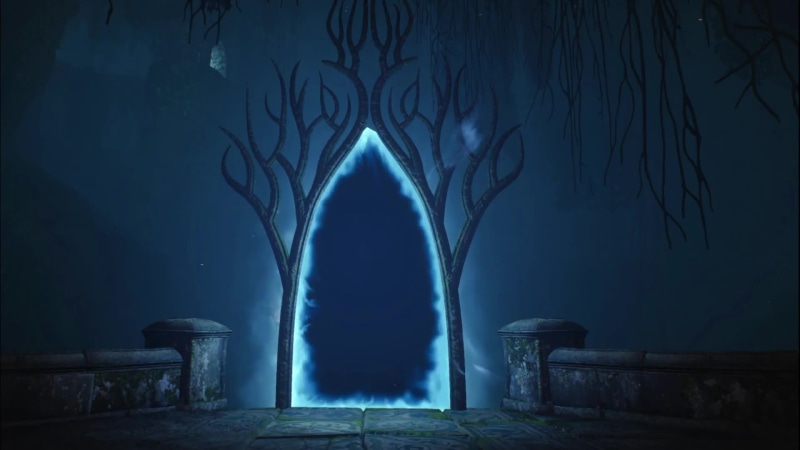 The Witcher Wild Hunt Dark Portal Live Wallpaper