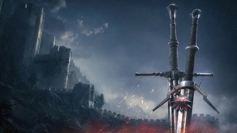 Witchers Game Swords Live Wallpaper