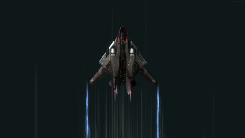 Space Fighter Aegis Sabre Star Citizen Game Live Wallpaper