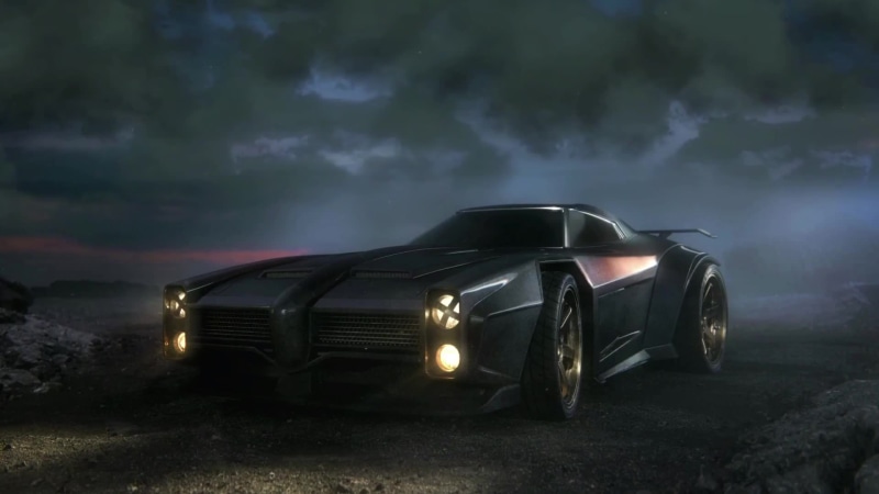 Rocket League Black Dominus Sport Car Live Wallpaper