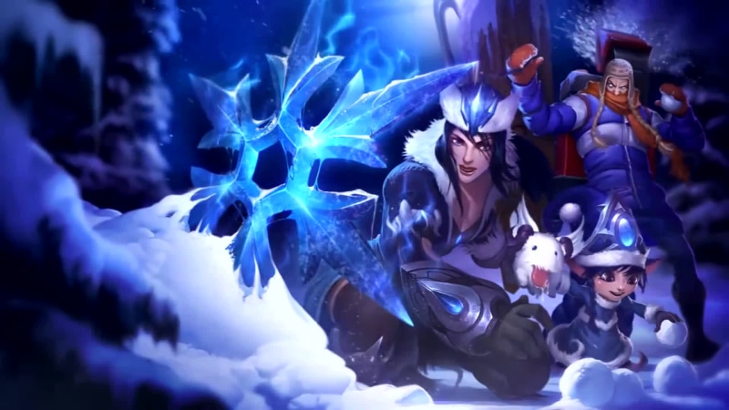 Snowdown League of Legends Game Login Screen Live Wallpaper