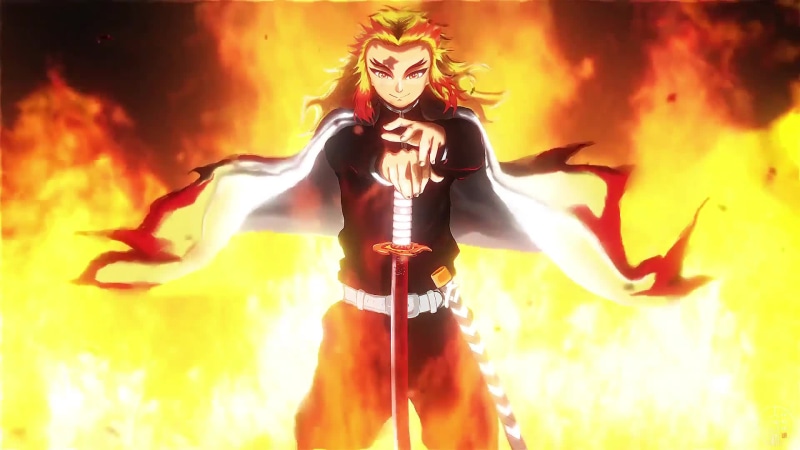 Kyojuro Rengoku The Current Flame Hashira Live Wallpaper